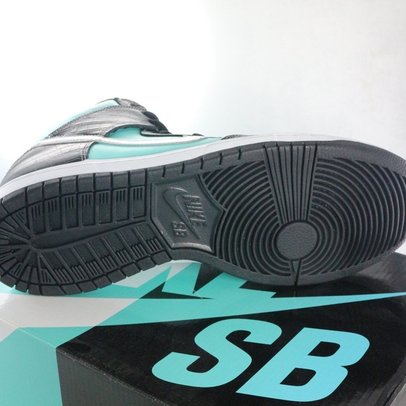 SOLD! DIAMOND SUPPLY NIKE Dunk High Prm SB Tiffany - Picture 8 of 8